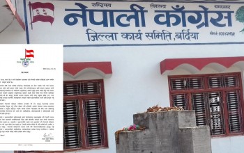 नेपाली कांग्रेस बर्दियाले भन्यो- ओलीलाई निरन्तरता दिनु घोर असंवैधानिक र सर्वसत्तावादी कार्य